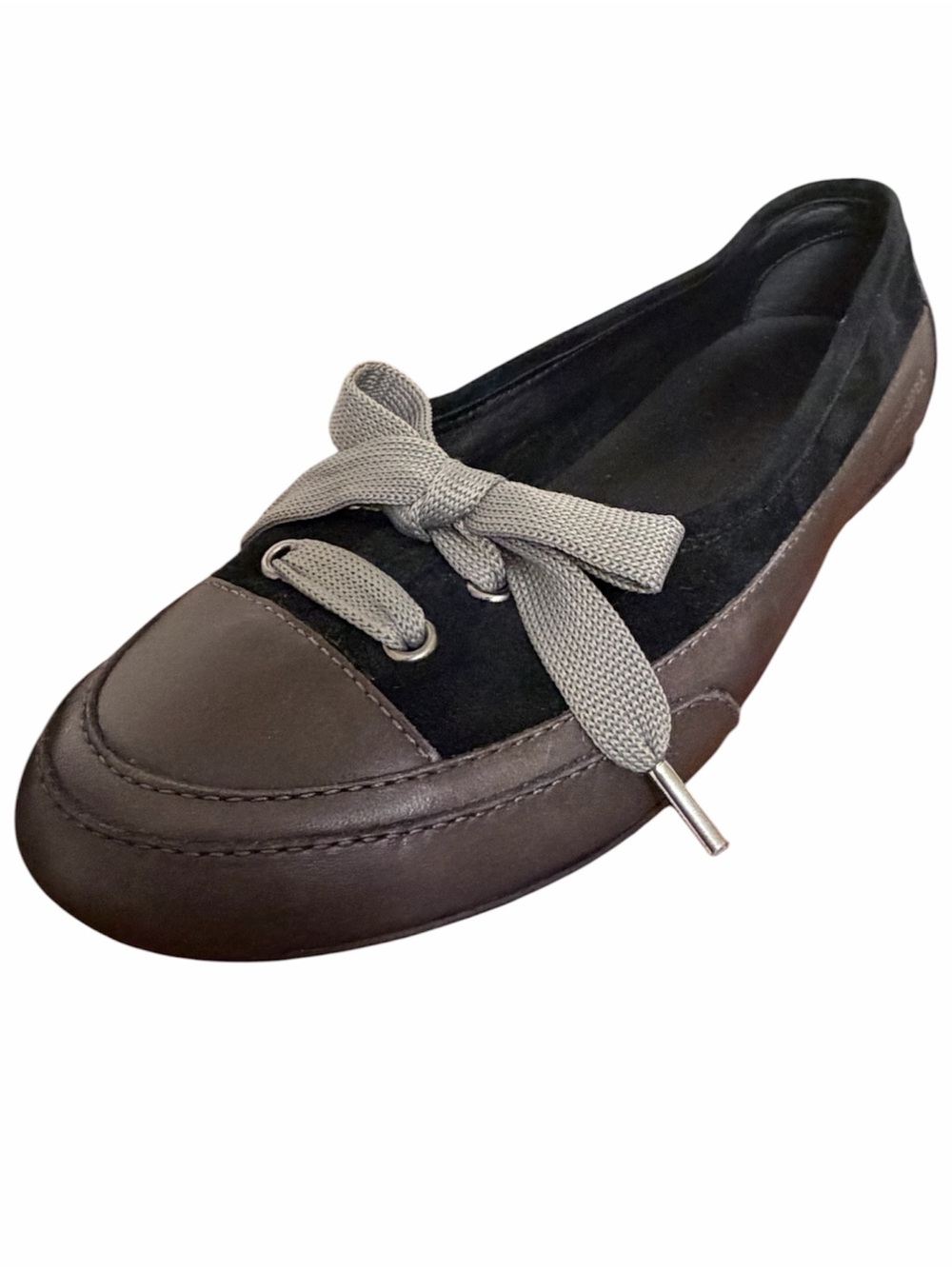 Candice Cooper Candy Bow Leather & Suede Sneaker Ballet Flats 37 - US 6.5 EUC